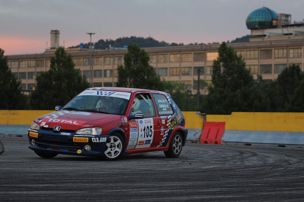 La peugeot 106 è una delle vetture più diffuse nei rally italiani